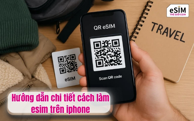 Hướng dẫn chi tiết cách làm esim trên iphone